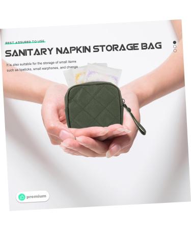 Lurrose Napkin Storage Bag - Travel Coin Purse for Women, Menstrual Pad & Tampon Container - Buy Online on GoSupps.com