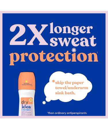 Dry Idea Roll-On Deodorant & Antiperspirant | 2X Longer Sweat Protection | 72-Hour Odor Protection | Gentle on Skin | Fresh Linen Scent 3.25 oz. (6 count) Fresh Linen 3.25 Fl Oz (Pack of 6) - Buy Online on GoSupps.com