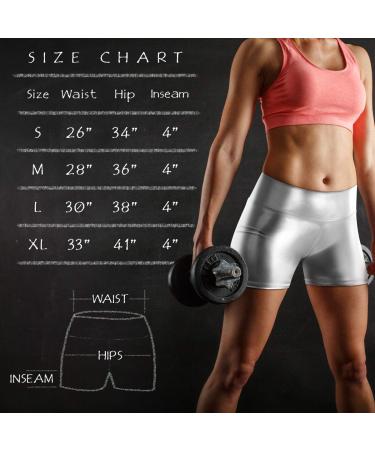Shiny Metallic High Waisted Rave Shorts for Festival and Dance | Space Silver - Small - Buy Online on GoSupps.com