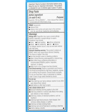 Advil Children's Grape Suspension Liquid - 4 Oz - Buy Online on GoSupps.com