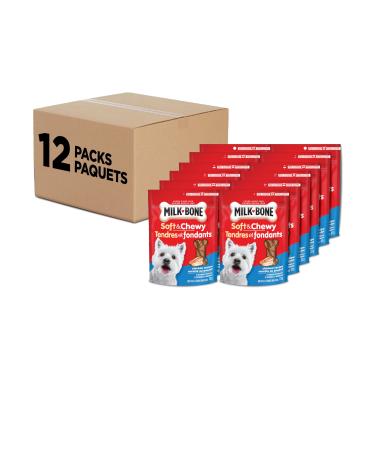 Milkbone Soft & Chewy Dog Treats Chicken Flavour 12 pack 113g Chicken 113 g (Pack of 12)