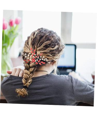 Ipetboom Imitation pearls headgear hair comb girl hair accessories metal hair comb vintage romantic hair side comb rhinestones wedding Hair piece pearl hair side comb - Buy Online on GoSupps.com