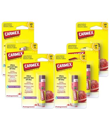 Carmex Carmex Pomegranate Lip Balm Ultra Moisturizing Spf 15 6 Units