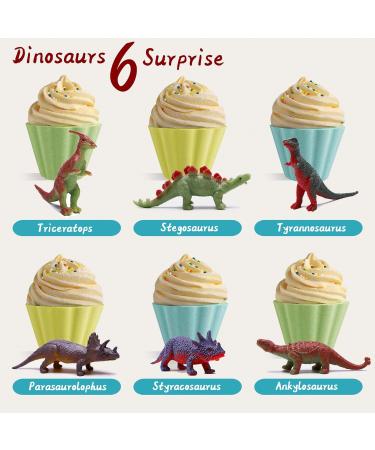 WOMRICH Kids Bath Bombs with Surprise Toys - Dinosaur Bubble Bath Fizzy Spa Set for Boys Girls - Birthday Christmas Easter Gift - 6 Pack - Buy Online on GoSupps.com