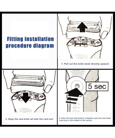 Buy Series 3 32B Replacement Heads for Braun Shavers - Compatible with Models 3000s 3010s 3040s 3050cc & More - International Shipping Available - Buy Online on GoSupps.com