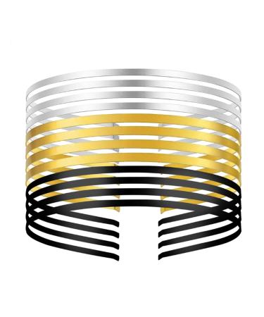 Smooth Metal Headbands Women Hair DIY Craft Blank Thin Steel Wire Frame Hairband Head Bands Christmas Gift Mixed Color