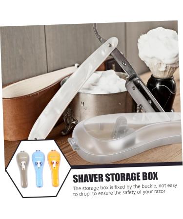 Vintorky 3-Piece Razor Storage Box | Portable Shaver Carrier Bag & Protector Case for Travel - Buy Online on GoSupps.com