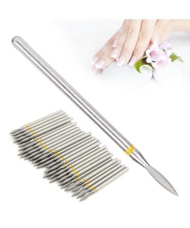 Nail Grinder Drill Bit Set for Nails 50 Pieces Nail Polisher Nail Drill for Home Nail Salon (XF-1.8mm)