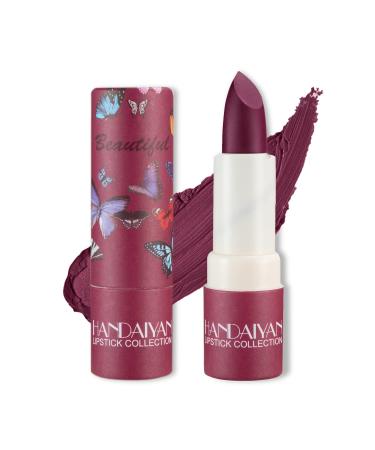 XINGXYUEL Matte Nude Lipstick Silky Velvet Lip Gloss Nude Lip Stain Paper Tube Lipsticks Non-Stick Cup  Waterproof Long Lasting Matte Lipstick for Women Daily Professional Lip Makeup-07 Fuchsia 07-Fuchsia