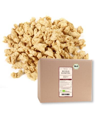 Kamelur Organic Soya Shreds Coarse from EU cultivation (12kg) Soya shreds 1-3cm without additives as a meat substitute 12 kg (1 pack)