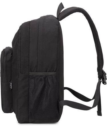 Abshoo Classical Basic Travel Backpack - Water Resistant School Bookbag in Black - Buy Online on GoSupps.com