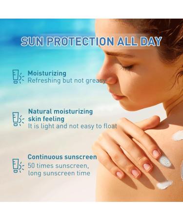 Korean Sunscreen SPF50 - Birch Juice Moisturizing Sun Cream - Organic Sunscreen SPF50 PA++++ Moisturizing Sunscreen - No White Cast Strong UV Protection Moist Essence Type Birch Juice Sun Cream - Buy Online on GoSupps.com