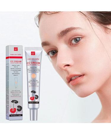 Jimklpy Centella Asiatica CC Cream CC Cream Fluid Foundation to conceal skin imperfections SPF 25+ to even out skin tone full coverage makeup color corrector - Buy Online on GoSupps.com