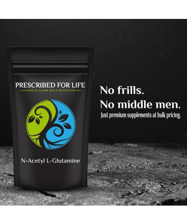 Prescribed For Life N Acetyl L Glutamine Powder Pure L Glutamine Amino Acids Supplement (340g) 11.99 Ounce (Pack of 1) - Buy Online on GoSupps.com