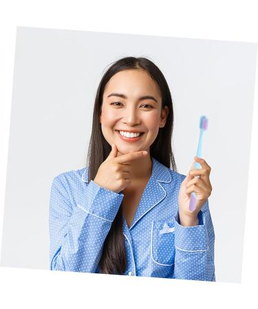 Buy Solustre 10 Soft Ergonomic Toothbrushes with Dental Floss | Collapsible Travel & Daily Use | International Shipping Available - Buy Online on GoSupps.com
