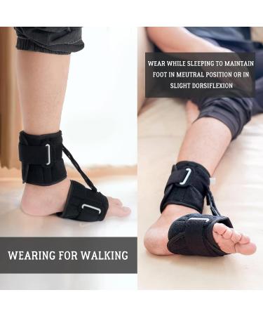 Shuyan Jiao AFO Foot Drop Brace - Adjustable Ankle Foot Orthosis for Men, Women, & Kids - Improve Walking Gait, Achilles Tendon, Hemiplegia & Stroke - Pain Relief - Left & Right Foot - Buy Online on GoSupps.com