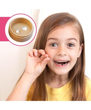 Wooden Tooth Storage Box - Baby Teeth Keepsake Organizer and Holder - Buy Online on GoSupps.com