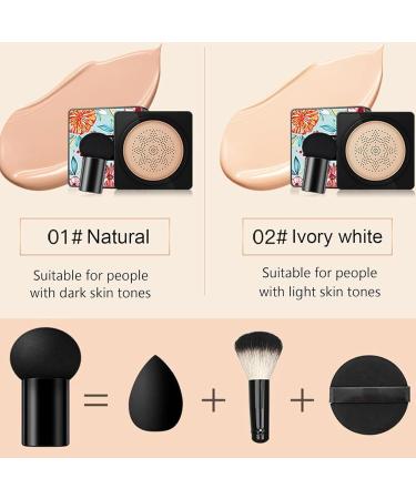 Ushiny Beauty Cream Lasuify Mushroom Head Air Cushion Cc Cream Ushiny Cc Makeup Cc Cream Foundation Lasuify Concealer Air Cushion Cc Cream Mushroom Head (Natural) - Buy Online on GoSupps.com