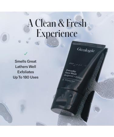 Geologie 2% Salicylic Acid Face Wash Bergamot + Juniper Scent | Facial Cleanser for Men & Women | Acne & Oil Control | Deep Cleansing & BHA Exfoliating Face Wash | 2-Pack 2.05 Fl Oz (Pack of 2) Scented - Buy Online on GoSupps.com