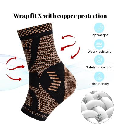 Buy Ankle Support Sports Bandage - Football Ankle Socks & Joint Support - XL Skin Color - International Shipping - Buy Online on GoSupps.com