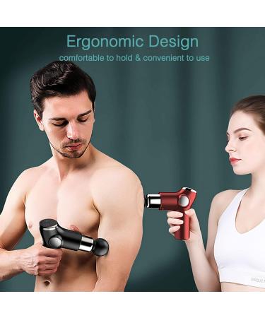 Layhou Deep Tissue Massage Gun for Neck Shoulder & Back 4 Heads 6 Speeds - Perfect Muscle Massager for Ultimate Relaxation - Buy Online on GoSupps.com