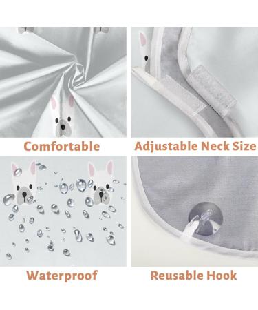 Beard Bib Apron for Men | Non-Stick Waterproof Hair Catcher Cape for Shaving & Grooming | Cute Dog Design - Buy Online on GoSupps.com