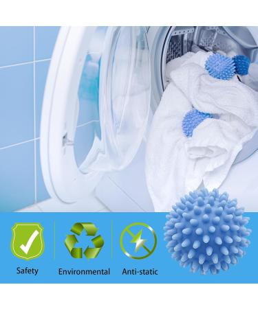 Pack of 12 Washing Balls for Washing Machine Dryer Ball Reusable Dryer Balls Laundry Dryer Drying Ball for Home Clothing Cleaning - Buy Online on GoSupps.com