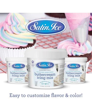 Satin Ice Buttercream Icing Mix 91 Kilograms 0.91 kg (Pack of 1) - Buy Online on GoSupps.com