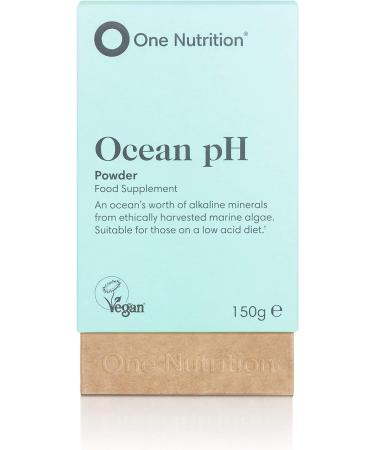 One Nutrition Ocean-pH Calcified Red Mineral Algae - Rich in Calcium Magnesium Zinc & Iron Ethically Harvested Sports Nutrition 60 Servings 150g Powder - Buy Online on GoSupps.com