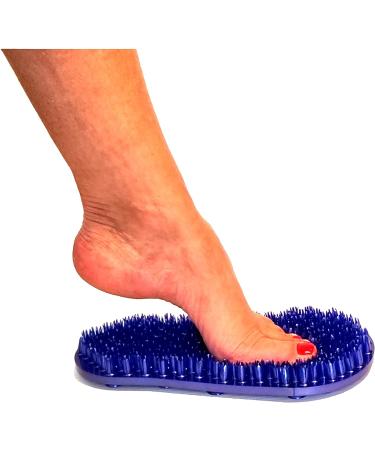 Soapy Soles Foot Scrubbing Pad & Massager - Pearl Blue | Exfoliate and Massage Your Feet - Buy Online on GoSupps.com