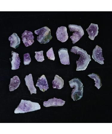 Meditation Gift Natural Amethyst February Birthstone Rough Home Decor (Size : 400-450g) - Buy Online on GoSupps.com