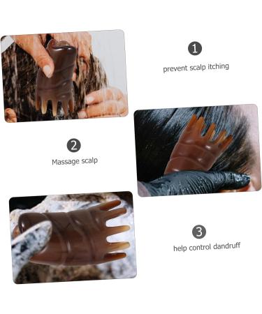 Buy Hapinary Natural Hair Shampoo Brush - Scalp Massager & Spa Tool for Ultimate Relaxation | International Shipping Available - Buy Online on GoSupps.com