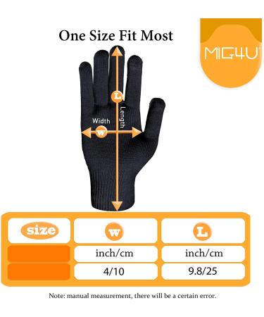 MIG4U Moisturizing Beauty Gloves for Men - Overnight Sleeping Glove for Dry Hands - XL Black, 6 Pairs - Buy Online on GoSupps.com