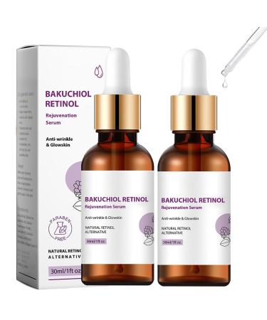 Venature Bakuchiol Retinol Rejuvenation Serum Retinol & Vitamin for Wrinkles Bakuchiol Retinol Face Serum Korean Retinol Serum for Wrinkles (2Pcs)