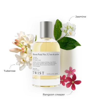 Twist - Bloom Petal No. 5 - Eau De Parfum Inspired by Guc. Bloom Long-Lasting Perfume For Women Paraben Free Vegan Clean Ingredients Fragrance - Spray 100 ml | 3.4 fl. oz. Bloom Petal No.5 - Inspired by G. Bloom 3.4 Fl Oz (Pack of 1) - Buy Online on GoSupps.com