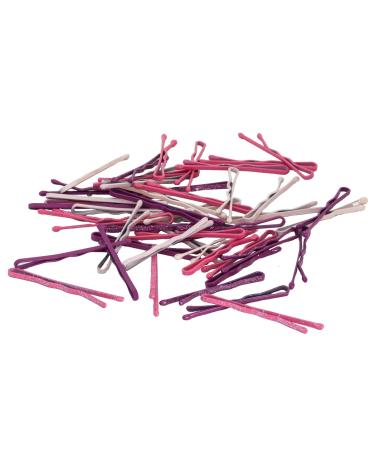 Hair-Like Pink Glitter Hair Clamps & Bobby Pins (48 pcs) for Girls - Stylish Storage Box Included - Buy Online on GoSupps.com