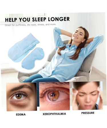 Healeved 1 Set Neck Wrap Eye Mask Set Gel Blinder Eyeshade Nap Mask Cold and Hot Blindfold Gel Blindfold Sleep Blindfold Anti-fatigue Eye Mask Cold Compress Eye Mask Gel Eye Mask - Buy Online on GoSupps.com