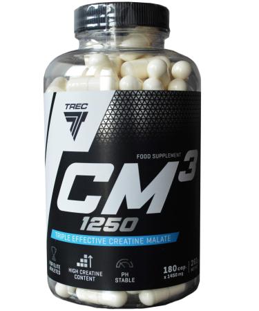 BEST WEIGHT GAIN TABLETS -- CM3 1250 x 180 capsules -- Best Tri Creatine Malate