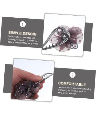 Beaupretty Rhinestones Hair Barrette headgear clips barrettes french clips butterfly claws french barrette clips jaw clamps bow clip Miss rhinestones Make Up Hair Clips - Buy Online on GoSupps.com