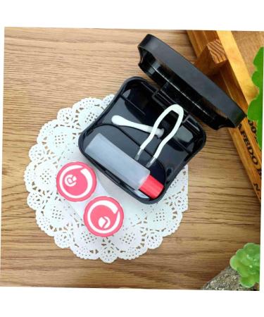 Gatuida 4er Box Container for Contact Lenses | Travel Bag Glasses Case & Eye Care Set - Finger Protection & Cotton Lensetui - Buy Online on GoSupps.com