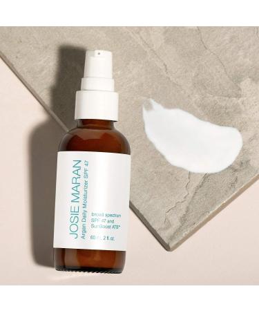Josie Maran Daily Argan Oil Moisturizer with SunBoost ATB (2oz) SPF 47 - Organic Argan Oil Sunscreen - Buy Online on GoSupps.com