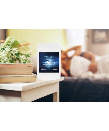Viagru 200mg 60 High Dose Blue Tablets - Stay Harder for Longer - Natural & Safe for Men and Women - Buy Online on GoSupps.com