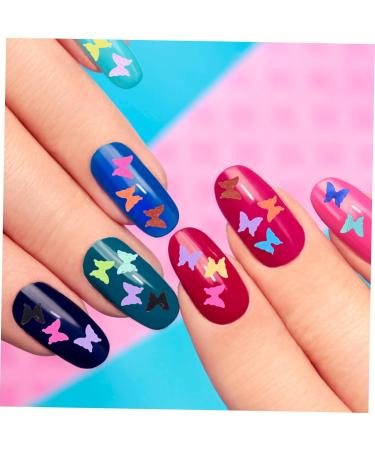 FRCOLOR 4 Boxes Nail Art Sequins Accessories Nail Polish Accessories 3d Star Nail Decals Butterflies Nail Sequins Nail Decor Nail Rhinestones Nail Accessories Manicure Tools Plastic Flash - Buy Online on GoSupps.com
