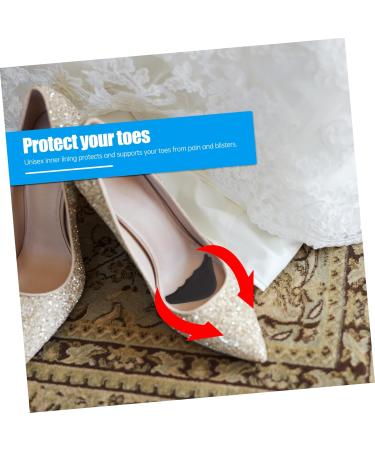 NOLITOY 6 Pairs Half Size Padded Toe Plug Cushions | High Heel Shoe Tips for Comfort & Support - Buy Online on GoSupps.com