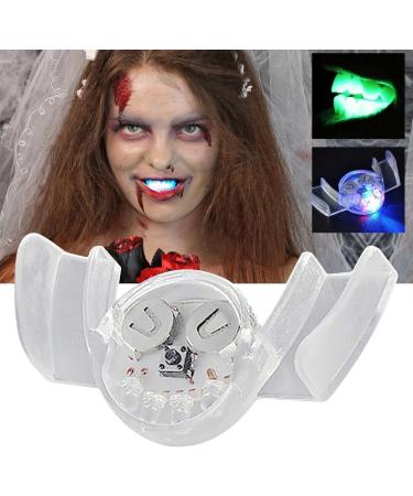 Buy Halloween Glitter Dental Replacement Teeth - Glow in the Dark Novelty Braces | CKF874 - One Size White - Buy Online on GoSupps.com