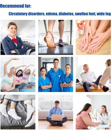 4 Pairs Athlemo Bamboo Diabetic Socks for Women | Over-The-Knee | Seamless Toe | Cushioned Sole | Anti-Odor | Moisture Wicking | Black 9-11 - Buy Online on GoSupps.com