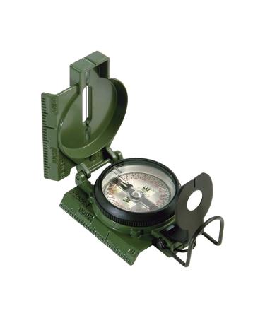 Cammenga Official US Military Tritium Lensatic Compass, Accurate Waterproof Hand Held Compasses with Pouch for Hiking Camping Navigation Survival Backpacking Orienteering Olive Drab