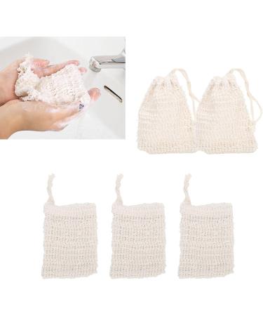 Exfoliating Massaging Soap Saver Bags Promotes Circulation Long-lasting Ramie Material - Buy Online on GoSupps.com