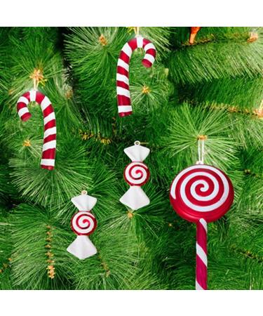 Travelfreely Christmas Decorations Red and White Sweets Lollipop Stick Combination Decoration Party Decoration - Buy Online on GoSupps.com