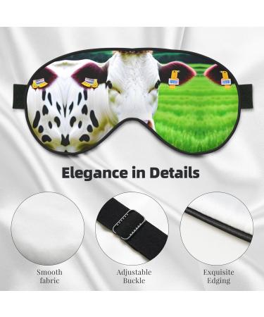Cow Patterns Print Double-Sided Eye Mask Soft and Light Blocking for Enhancing Sleep Quality - Buy Online on GoSupps.com